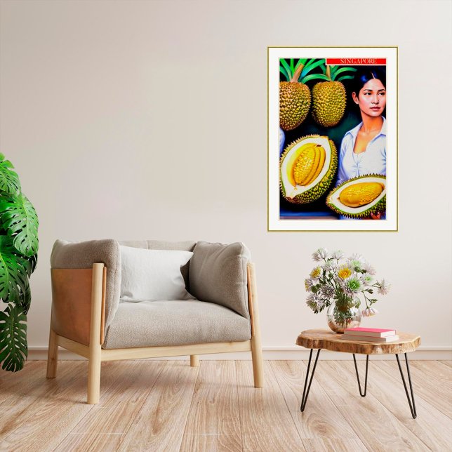 Poster Durian Seller - Canvas Art Print (Criador carregado)