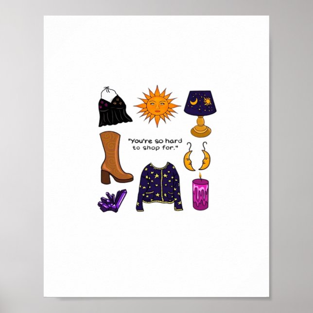 Poster Duro De Comprar Por Whimsigoth Aesético (Frente)