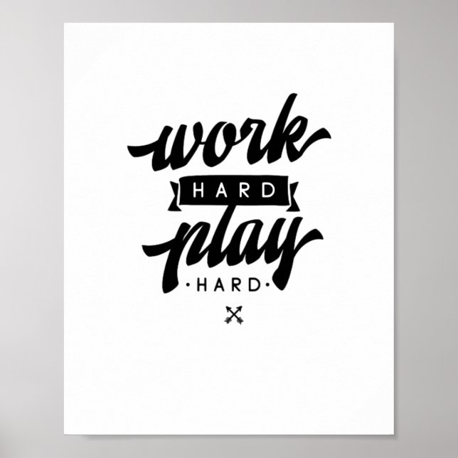 Poster Duro de Trabalho Reproduzir Quotas Inspiracionais  (Frente)