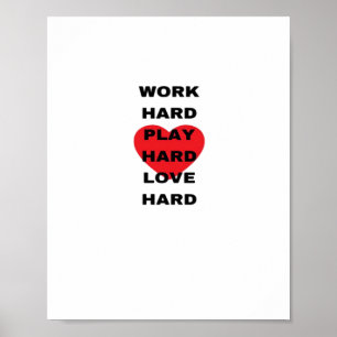 Poster Duro De Trabalho, Tocar Tão Duro, Duro De Amor