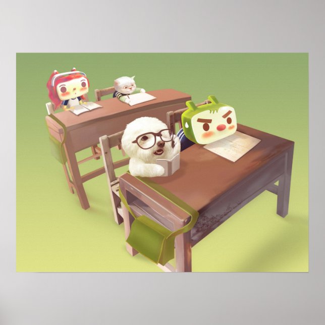 Poster Duro do estudo (Frente)