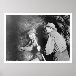 Pôster Duro Rock Miners Alaska 1916