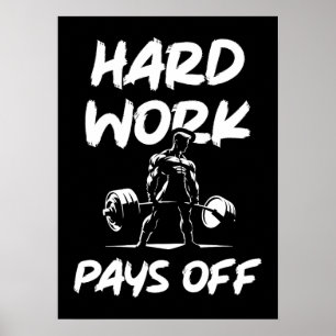 Poster Duro Trabalha Remete Da Motivação Da Malhação De W