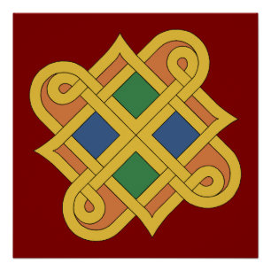 Pôster Durrow Knotwork 2016