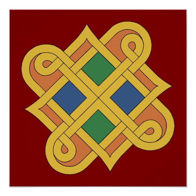 Pôster Durrow Knotwork 2016 (Frente)