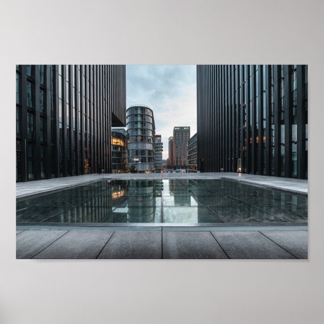 Poster Dusseldorf Alemanha (Frente)