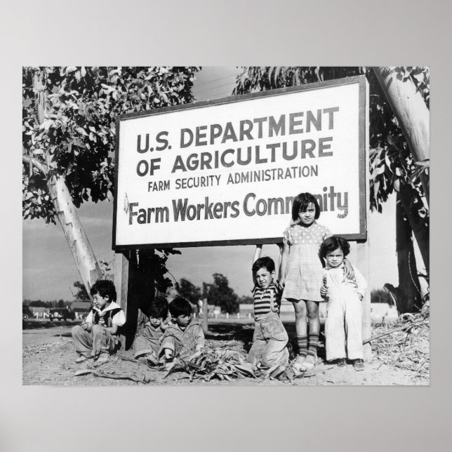 Pôster Dust Bowl Children (Frente)