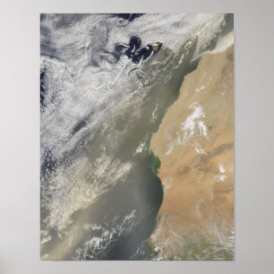 Pôster Dust storm off West Africa 2