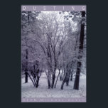 Pôster Dusting<br><div class="desc">After a light dusting of snow early morning.</div>