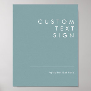 Poster Dusty Boho Placas Personalizadas de Cartões e Pr