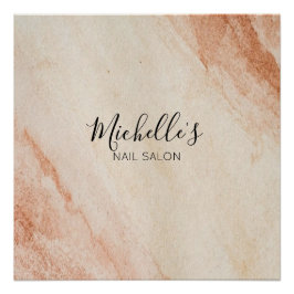 Pôster Dusty brown powder chic