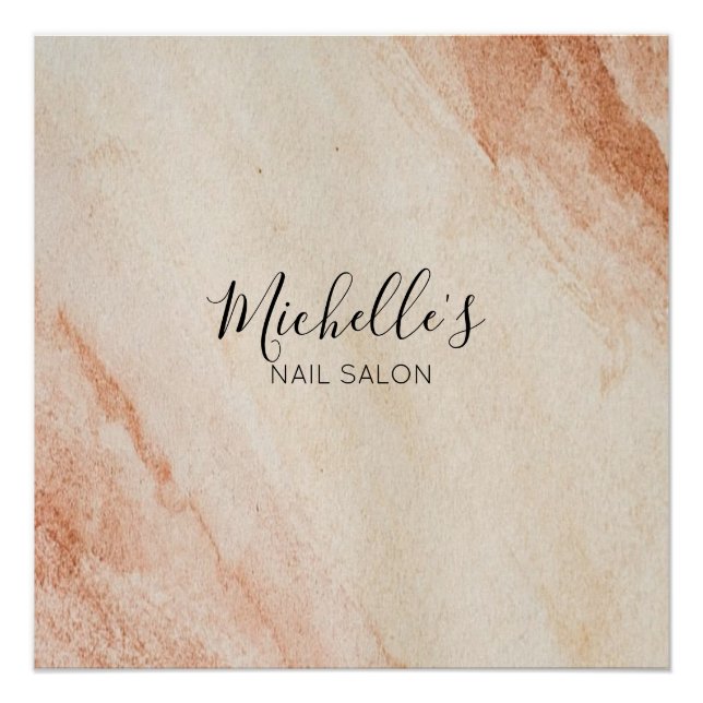 Pôster Dusty brown powder chic (Frente)