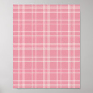 Poster Dusty Pink Gingham 02