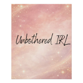 Pôster Dusty rose and moon milk AI art 