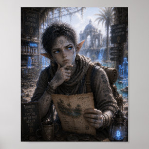 Poster Dúvidas / Viajante / Oásis