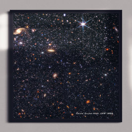 Poster Dwarf Galaxy WLM James Webb Telescope Hi-Res
