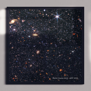 Poster Dwarf Galaxy WLM James Webb Telescope Hi-Res