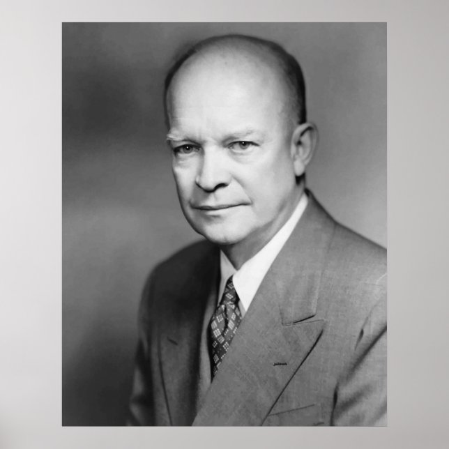 Pôster Dwight Eisenhower (Frente)