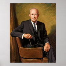 Dwight Eisenhower Presidente da Casa Branca Retrat
