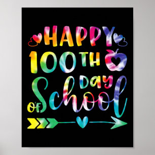 Poster Dye Happy 100º Dia De Professores Estudantes 100