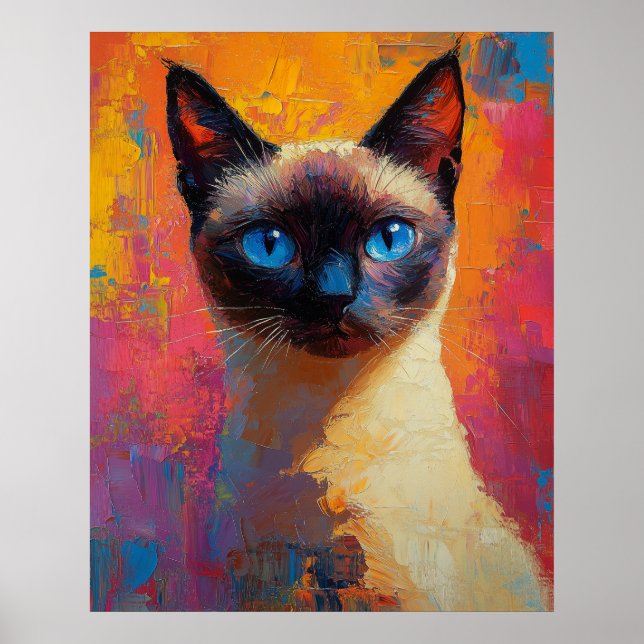 Poster Dynamic Siamese Painting (Frente)