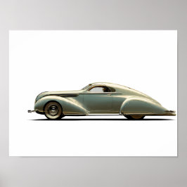 Poster Dynamic Streamline Moderne: Aerodynamic Vintage