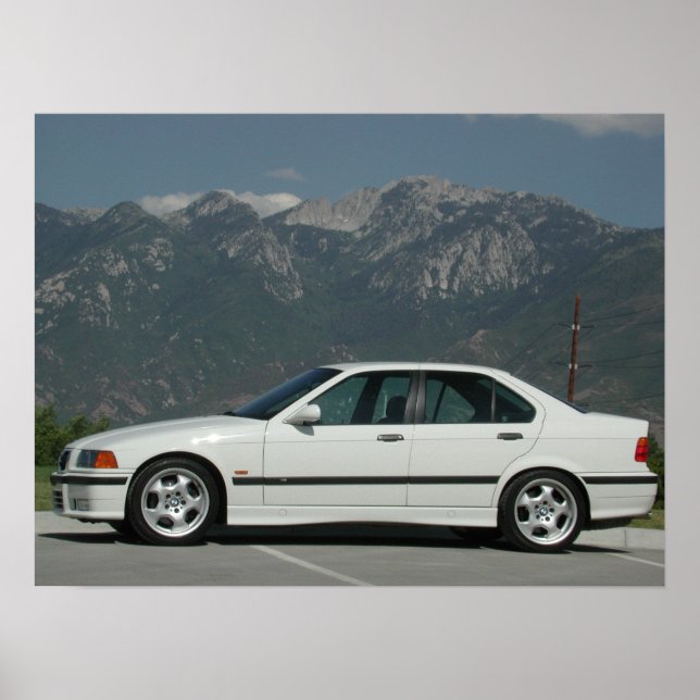 Poster E36 M3 Sedan (Frente)