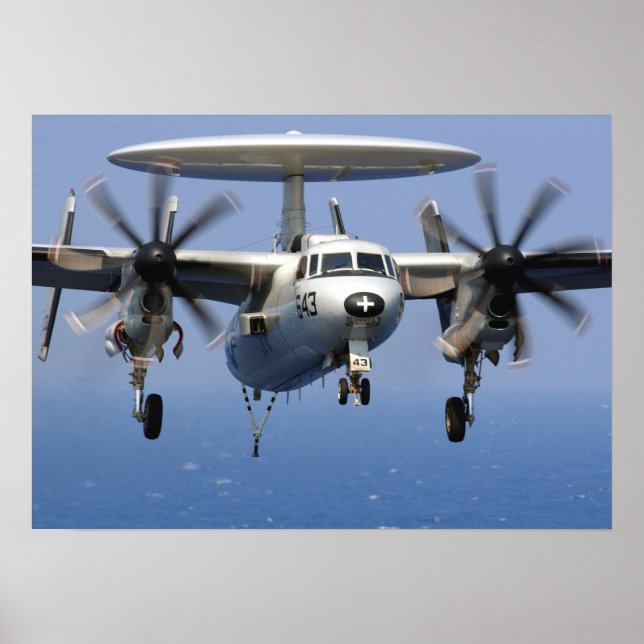Pôster E-2C Hawkeye (Frente)