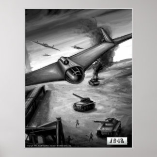 Pôster E-555 Bombing Run