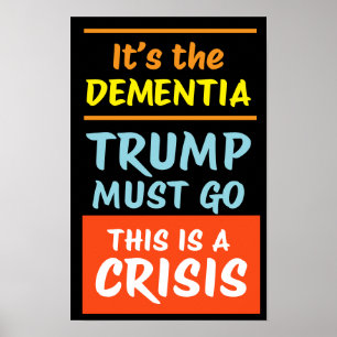 Poster É A DEMÊNCIA BO Protesto