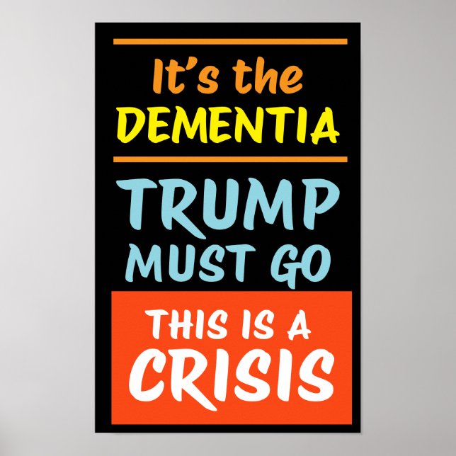 Poster É A DEMÊNCIA | BO | Protesto (Frente)