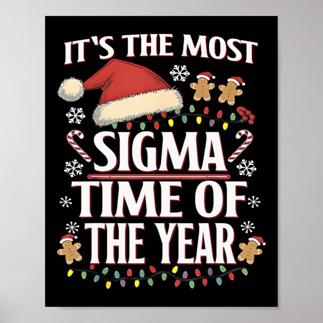 Poster É A Época Mais Sigma Do Ano, Um Natal Engraçado (Frente)