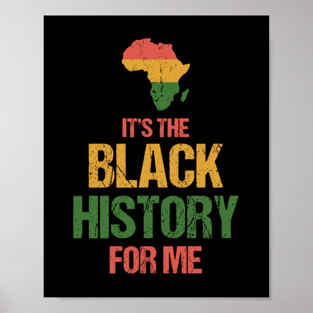 Poster É A História Negra Para Mim - História Negra (Frente)