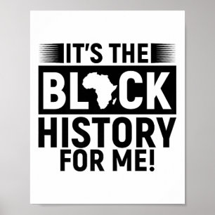 Poster É A História Negra Para Mim Homens Melanin