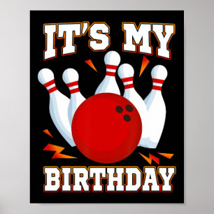 Poster É a minha festa de aniversário da Boliche