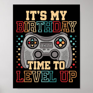 Poster É a minha hora de aniversário para aumentar o níve