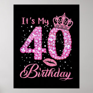 Poster É a minha Rainha aniversário de 40 anos
