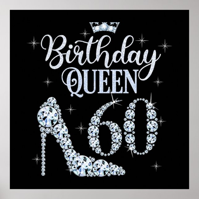 Poster É a minha Rainha do 60º aniversário de 25 anos (Frente)