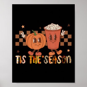 Poster É a Temporada de Abobrinha de Pumpkin Spice Vibraç