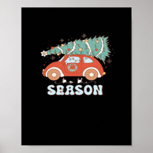 Poster É a Temporada Minimal Limpo