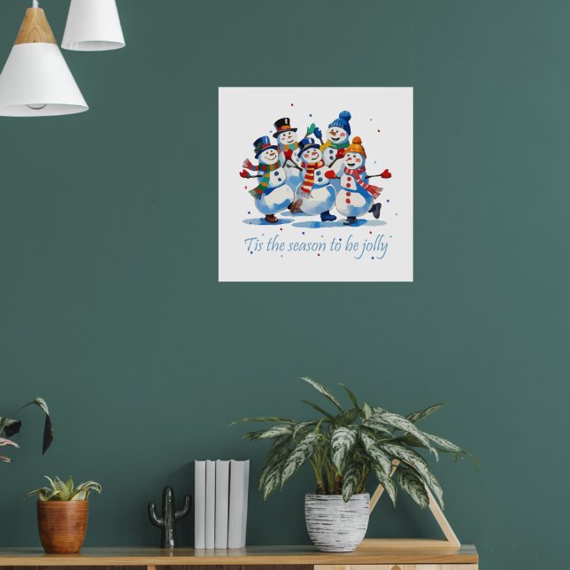 Poster É a Temporada para Ficar Alegre Dançando Alegres B (Sala de Estar 1)