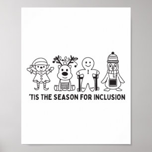 Poster É a Temporada para Inclusão Ot Pt Slp Terapeuta C