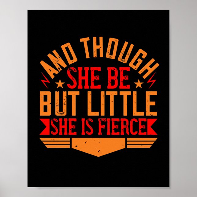 Poster E Apesar De Ser Menos Pequena, Ela É Terrível (Frente)