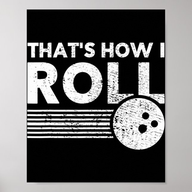 Poster É assim que eu faço Boliches divertidas para homen (Frente)