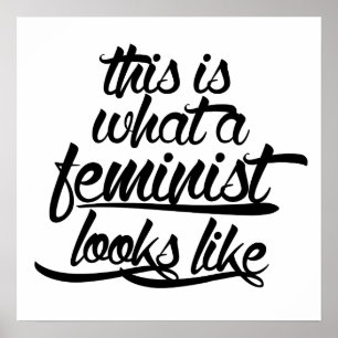 Poster É assim que uma feminista se parece