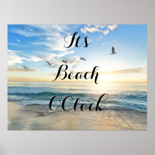 Poster É Beach O'Clock