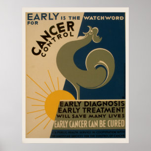 Poster É cedo a palavra para o vintage do controle do