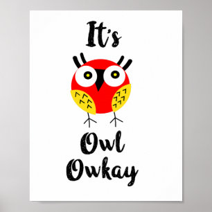 Poster É coruja owkay