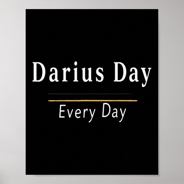 Poster É Darius Day Meme Engraçado – Celebre o Amor1  (Frente)