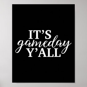 Poster É Dia de Jogo Galera Futebol